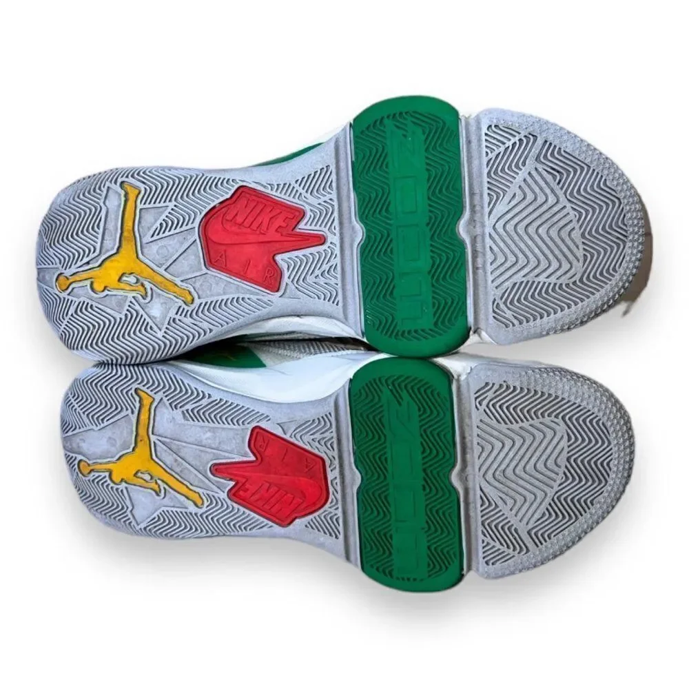 Jordan Zoom '92 'White Lucky Green Dark Sulfur' CK9183-103‎ Men's 8